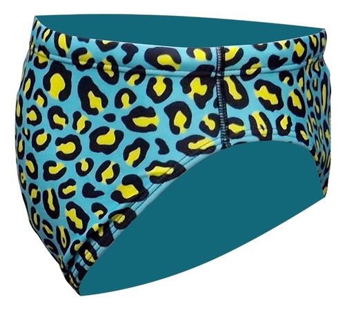 ACCLAIM Leopard Print Sports Fit 6 cm Tie Cord Brief Swimming Trunks Mens 2025 - Picture 15 of 35