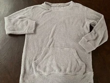 Women's Size L REWASH Sherpa Fleece Top Long Sleeve Gray