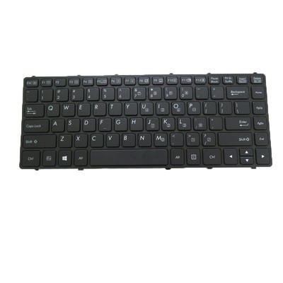 Backlit Keyboard For GETAC V138418DS1 V00 US-RO 531087680001 English Black Frame