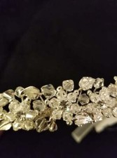 New Bridal Headpiece Swarovski Crystal Sparkle Bling Stunning Tiara Flowers