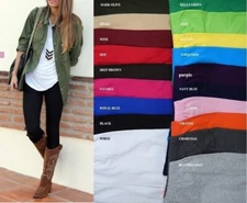 Women High Waist COTTON SPANDEX ANKLE LENGTH LONG LEGGINGS SLIM PANTS YOGA S-5X