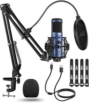 USB Microphone for Computer NLL Studio Podcast Condenser Microphone