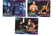 2021 Topps WWE Inserts nWo HOF RKO Memorable Entrances Coolest Mixed Tag Teams