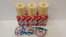 TOYOTA OEM FACTORY OIL FILTER SET OF 3 04152-YZZA5