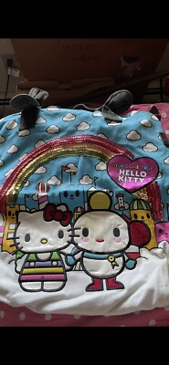 Wish come true hello Kitty tote Damage On Front Vinyl On Kitty Ear Peeling Face