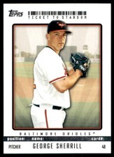 2009 Topps Baseball #48 George Sherrill Ticket to Stardom
