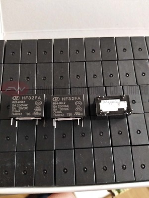 HF32FA-024-HSL2 Power Relay 5A 250VAC 4 Pins x 10pcs