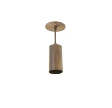 Minimalist Brass Flush Mount – Industrial Ceiling Spot Fixture