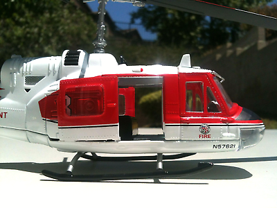 Corgi Iroquois Bell UH-1D Huey Helicopter Los Angeles City Corgi Iroquois Bell UH-1D Huey Helicopter Los Angeles City