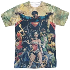 Justice League Of America "Power" Short Sleeve T-Shirt
