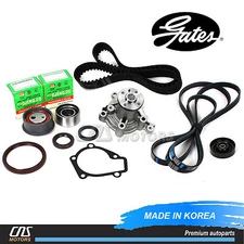 Gates HTD Timing Belt Kit Water Pump for 02-08 Hyundai Elantra Tiburon Tucson