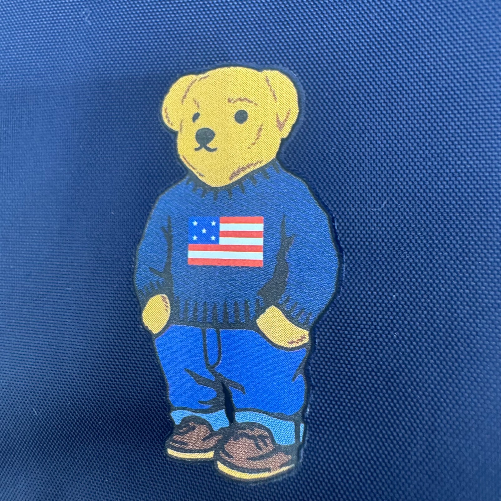 Ralph Lauren Polo Eco Bag/Rain Bag Bear All Pattern Women Limited Edition Rare image 4