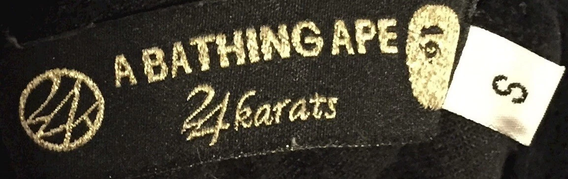 A BATHING APE (BAPE) Felpa con cappuccio squalo A Bathing Ape cerniera intera piccola nera