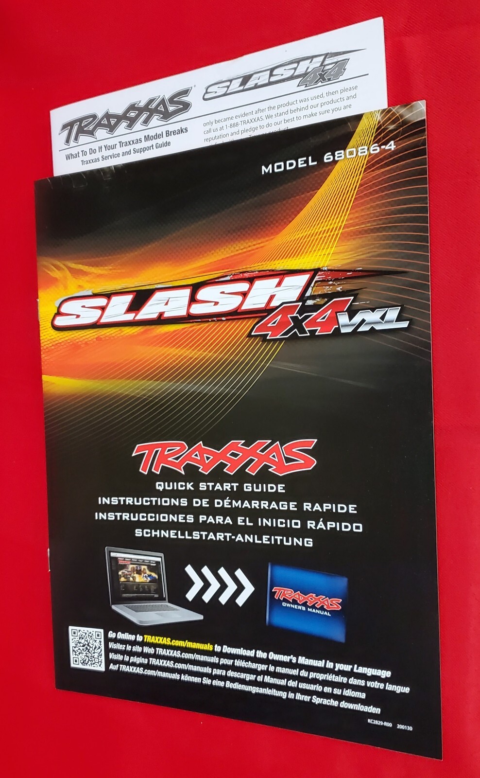 new-traxxas-slash-4x4-manual-model-68086-4-ebay