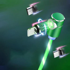 1m Elbow Streamer Data Cable Magnetic USB/Type C/Micro Cable Fast Chargeing Cabl