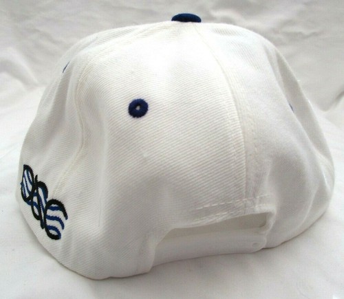 White with blue embroidered Swagg Snap back One Size Fits Most Baseball Cap-New! - Picture 2 of 2