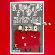MUDVAYNE 2003 Concert Promo 11x17 Street Poster.  Portland Oregon