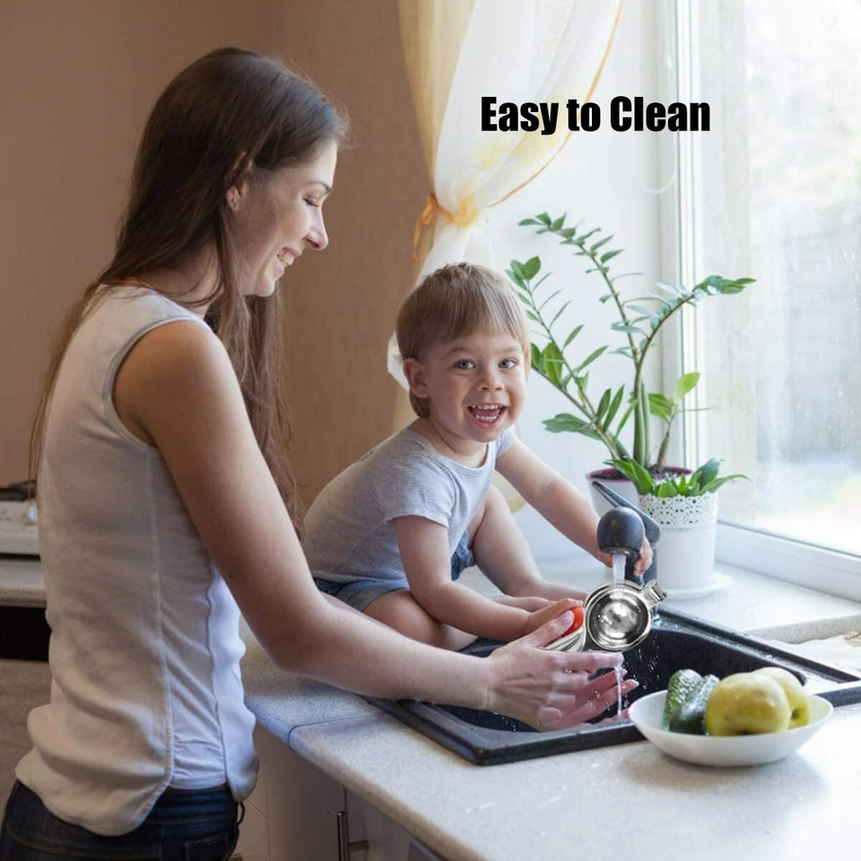 Stainless Steel Kitchen & Bar Lemon Orange Lime Squeezer Juicer Hand Press Tool - Image 3 of 4