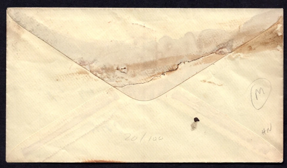 US 1861 SC. #73 TIED "BOSTON" IN RED EXCEPTIONALLY WELL CENTERED STAMP - Image 2 of 4