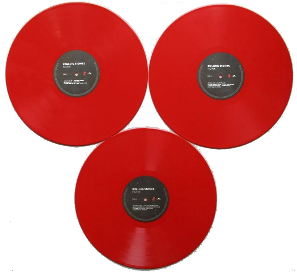 THE ROLLING STONES LP x 3 Honky Very Best Of RED VINYL Store Exclusive SEALED - Image 2 of 4