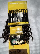 AFROCITY Human Hair New Deep Pop 8  Color 4 Weft/sew In. HALF PACK