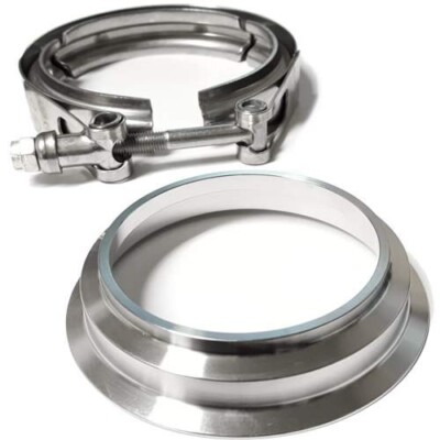 ATP Turbo Down Flange & Clamp 3in for 03-10 Ford 6.0L Diesel Power Stroke Turbo