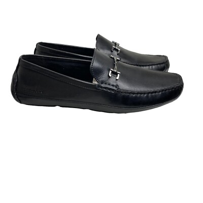 Cole Haan Wyatt Bit Driving Loafer Black Leather 13