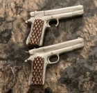 Vintage 12" GI JOE M1911 Pistol Gun Accessory 1960s Hasbro Lot Of 2