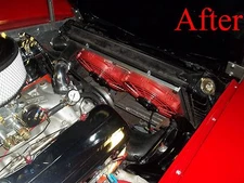 CORVETTE ELECTRONIC COOLING FAN FULL CONVERSION KIT - HAND BUILT ALUMINUM SHROUD