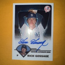 2003 Topps Certified Autograph Issue #TA-RG Rich Gossage Blue Ink MINT🔥