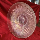 WHITE ICE Northwood Grape & Cable IC Master Bowl 10.5"  Carnival Glass BOWL NICE