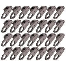 20 Pcs Alloy Boot Lace Hooks Shoe Repair Eyelet Buckles Metal Rivets For Hiking