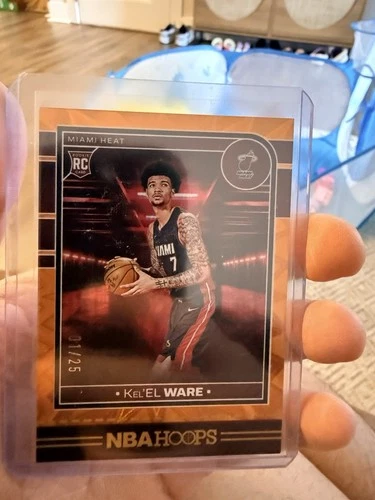 2024-25 Panini NBA HOOPS Rookies Kel'el Ware #245 Orange Explosion 1/25 (RC)