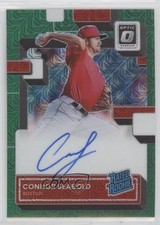 2022 Panini Donruss Optic Green Mojo Prizm 9/88 Connor Seabold #RRS-CS Auto 04tw