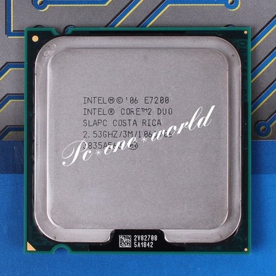 100% OK SLAPC Intel Core 2 Duo E7200 2.53 GHz Dual-Core Processor CPU