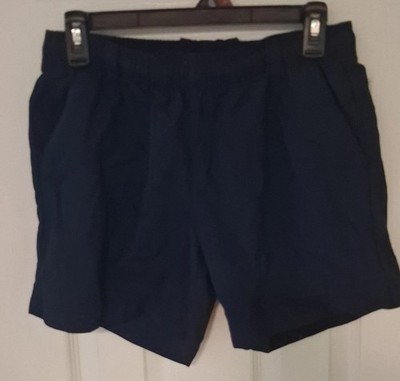 Columbia Blue PFG Shorts Size S Nylon Mesh 5'' Inseam Drawstring Lined Pockets