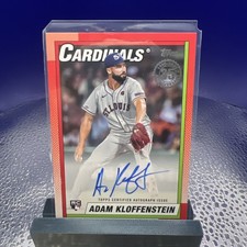 2025 Topps Series 1 1990 Topps Baseball Auto Adam Kloffenstein Gold /50 Rookie