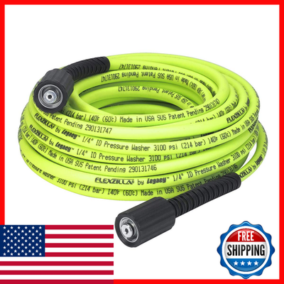 #ad Flexzilla Pressure Washer Hose M22 Fittings 1 4 In. X 50 Ft. $97.06