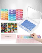 15pcs Diamond Painting Storage Containers Portable set, White Or Gray