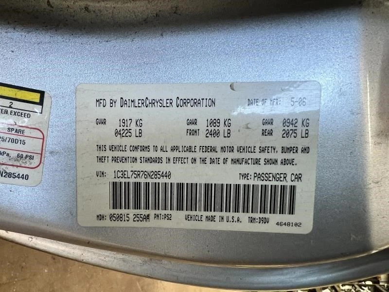 Consola convertible de piso delantero para 05-06 SEBRING 104552961 Foto 4 de 4