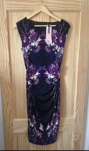 PHASE EIGHT Nadine Floral Print Sleeveless Pencil Dress Size 12 BNWT Occasion