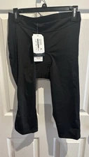 Santic Women's Black Cycling Tights 3/4 Sz XL NWT
