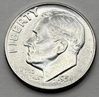 Roosevelt Silver Dime 1954 P