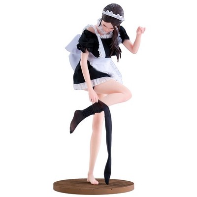 BearPanda She is real Maid 1/6 PVC Figure with bonus New in Stock