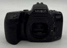 Minolta Maxxum 400SI 35mm SLR Film Camera With AF Zoom Lens TESTED WORKING