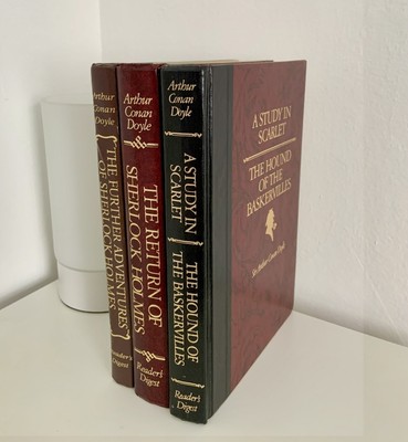 3 x Sherlock Holmes A C Doyle Reader's Digest Hardbacks Collectable (1990-2005)