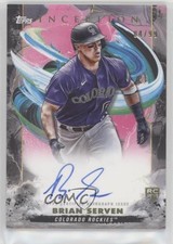 2023 Topps Inception Magenta 84/99 Brian Serven #BRES-BS Auto 0nr3