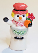 Pie Bird Sweetest Snowman Women Piebird Made in USA by Nancy Davis