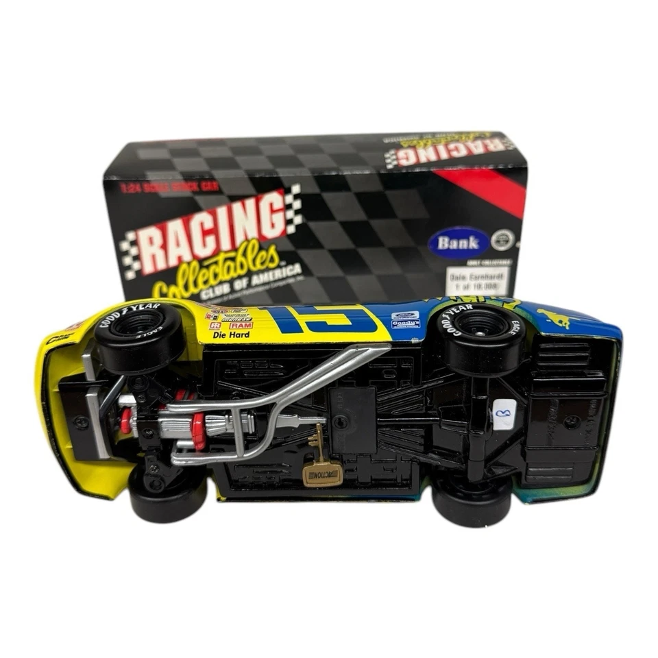 Banco Dale Earnhardt #15 Wrangler 1983 T-Bird 1/24 acción blanco y negro  Foto 4 de 4