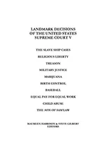 Landmark Decisions of the United Sta..., Gilbert, Steve